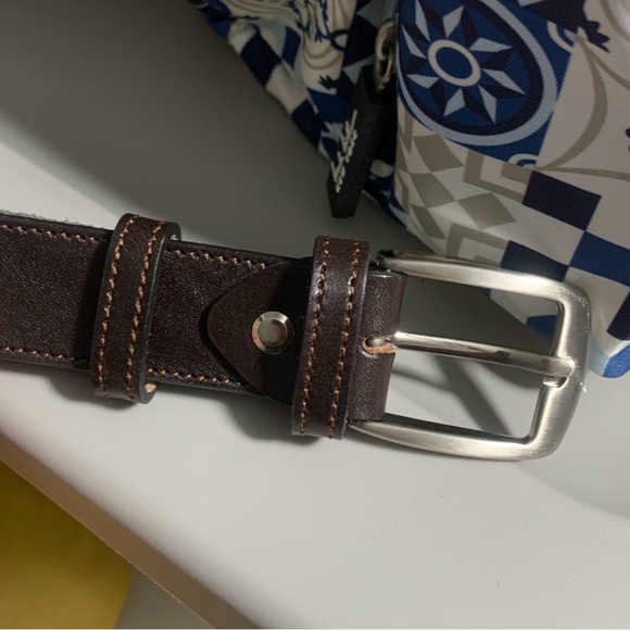 Genuine Black Leather Belt from Spain 46” - Picture 7 of 7